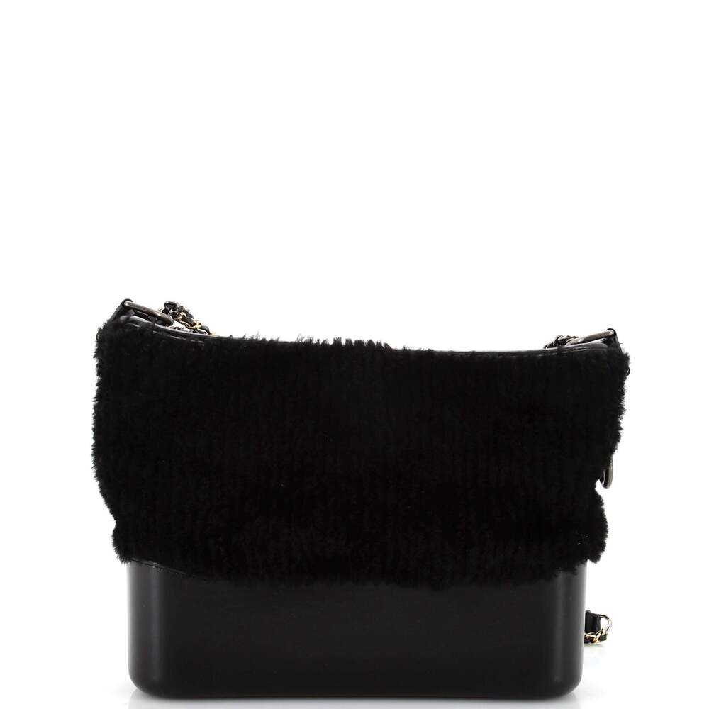 Chanel Gabrielle Hobo Shearling And #149561C19B - Picture 4 of 9